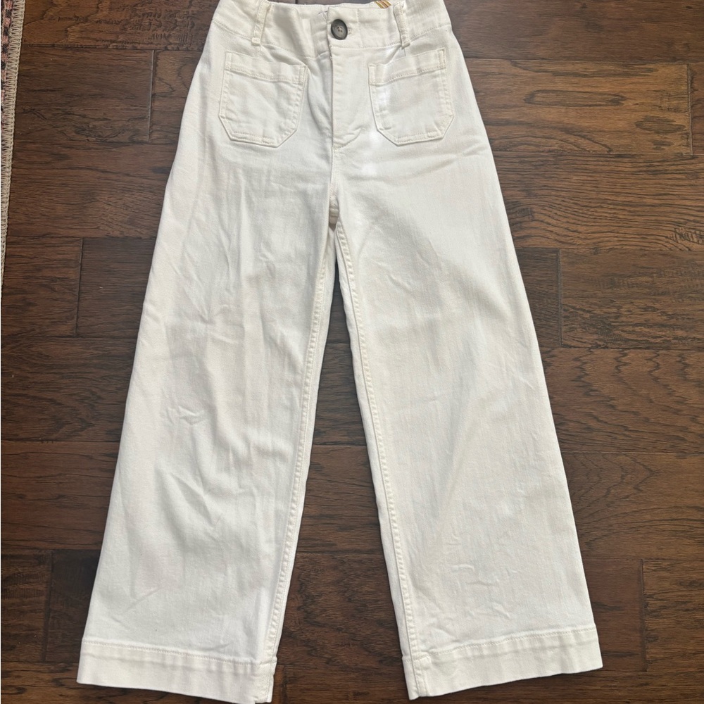 Anthropologie The Colette Crop Wide Leg Jean by Maeve